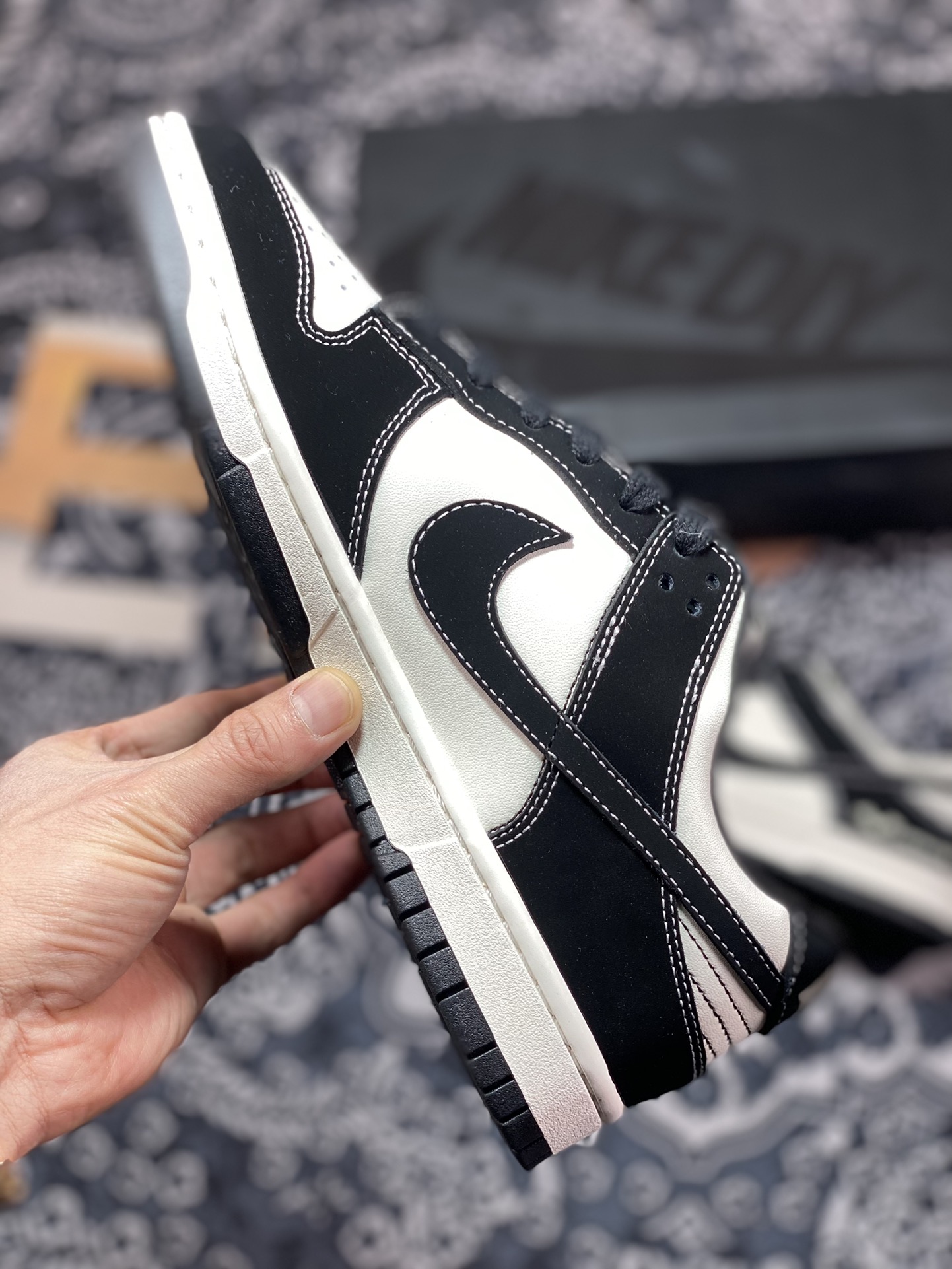 260 Carhartt WIP x Nike SB Dunk Low”Black/Beige/Bat”扣篮FC1688-300