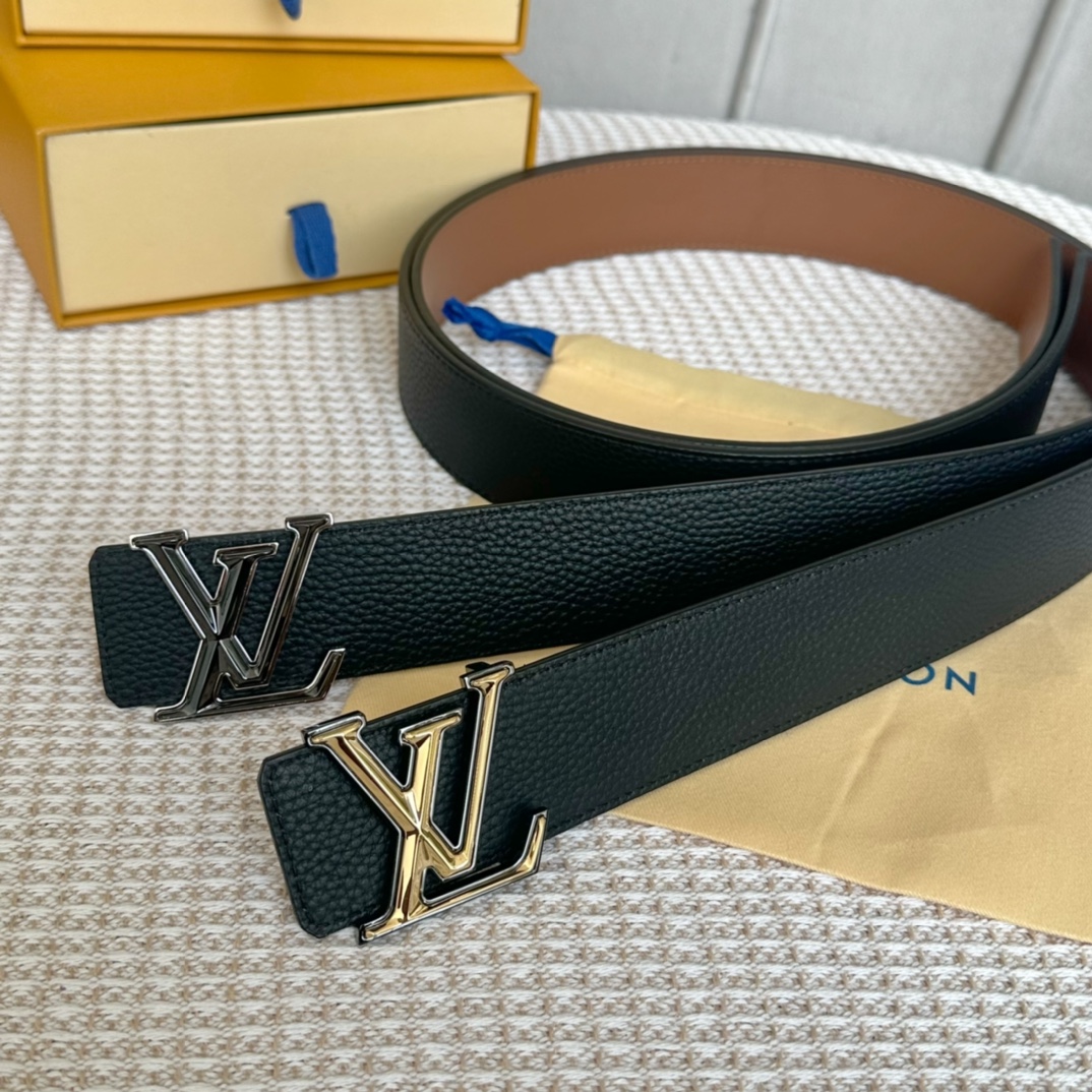 Louis Vuitton Belts Calfskin Cowhide