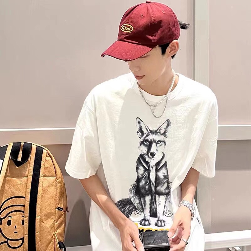 “DREW HOUS White Short Sleeve Shirt in Cotton, Sizes S-XL, 230g Fabric” - 图片 9