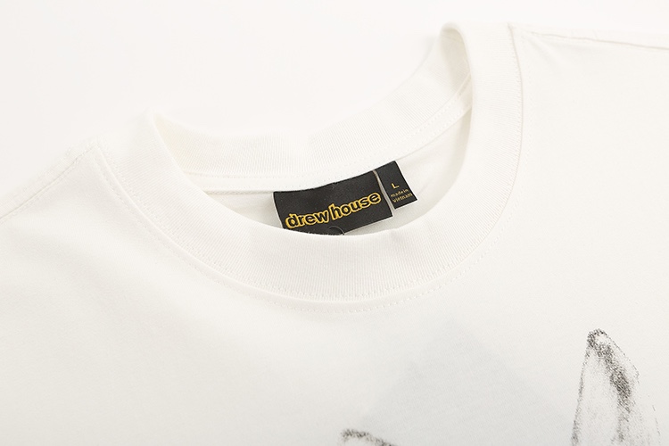 “DREW HOUS White Short Sleeve Shirt in Cotton, Sizes S-XL, 230g Fabric” - 图片 7