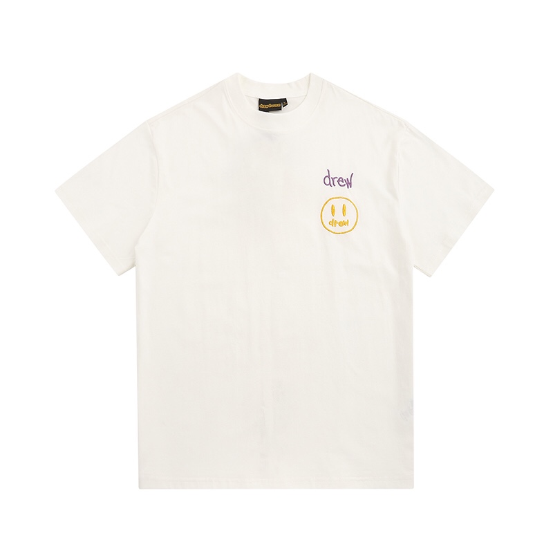 “DREW HOUSE Black and White Cotton T-Shirt in Various Sizes, 230g Fabric” - 图片 3
