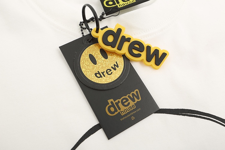 “DREW HOUSE White Cotton T-Shirt in Various Sizes, 230g Fabric” - 图片 4