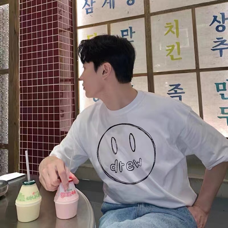 “DREW HOUSE White Cotton T-Shirt in Various Sizes, 230g Fabric” - 图片 9