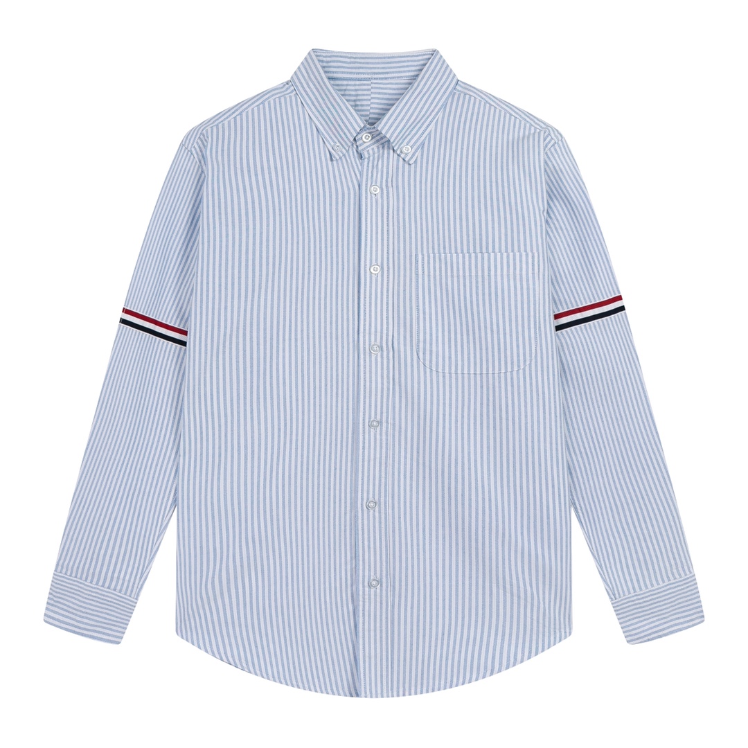 Thom Browne Striped Double-Banded T-Shirt: Classic Design with High-Quality Details