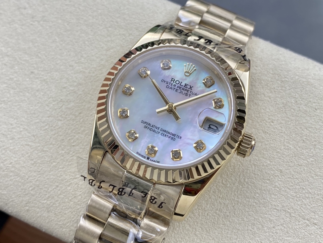 SK Factory 女款 劳力士Rolex 日志型31mm 自動巻き腕時計