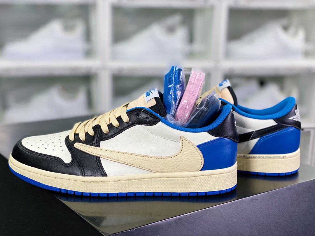 400 Travis Scott x 【Nike】 Air Jordan 1 Retro Low OG”Cactus Jack”AJ1乔丹一代DM7866-140