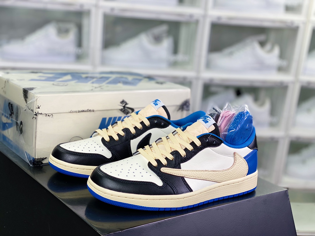 400 Travis Scott x 【Nike】 Air Jordan 1 Retro Low OG”Cactus Jack”AJ1乔丹一代DM7866-140