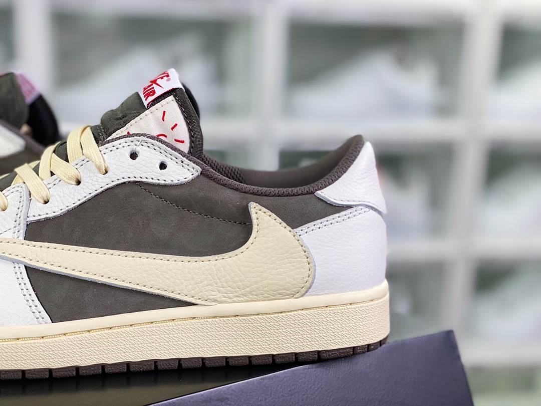 400 Travis Scott x 【Nike】 Air Jordan 1 Retro Low OG”Cactus Jack”AJ1乔丹一代DM7866-162