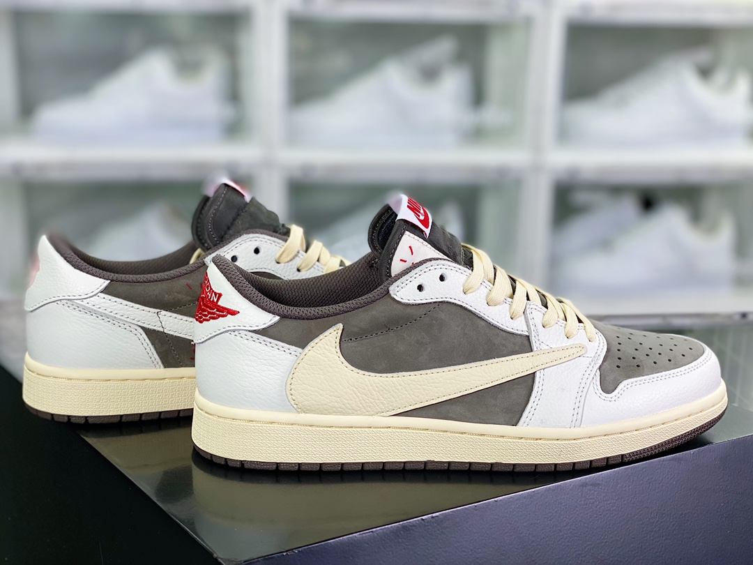 400 Travis Scott x 【Nike】 Air Jordan 1 Retro Low OG”Cactus Jack”AJ1乔丹一代DM7866-162