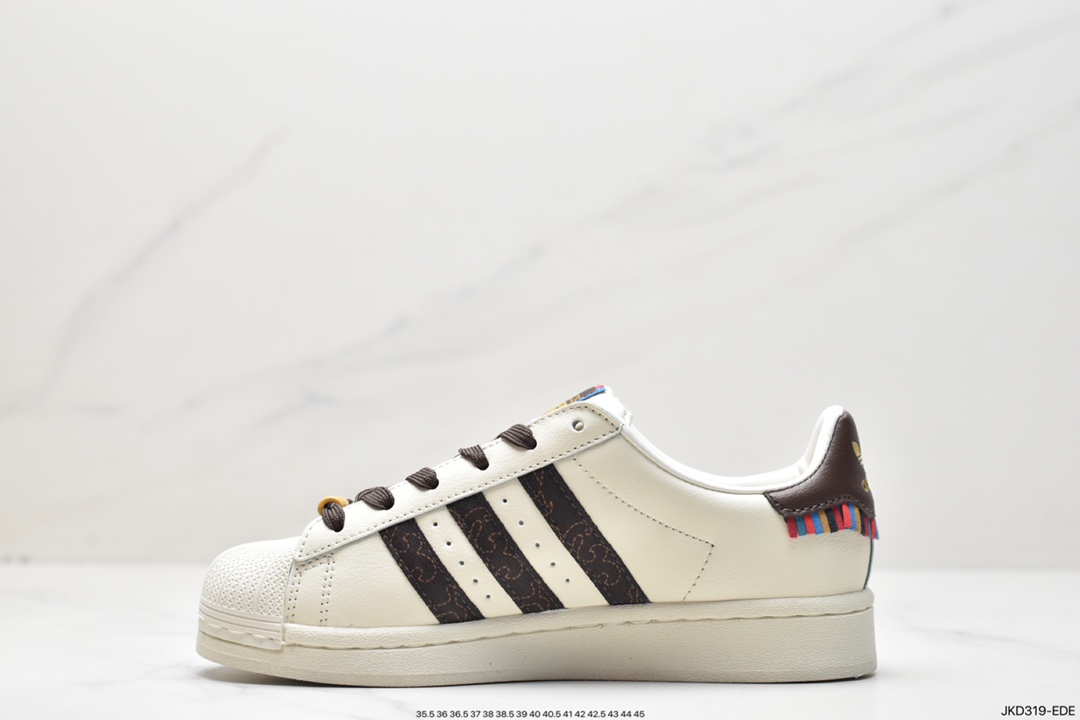 Adidas Clover Originals Superstar ”Sail/Green/Lace” Shell Head GY2524