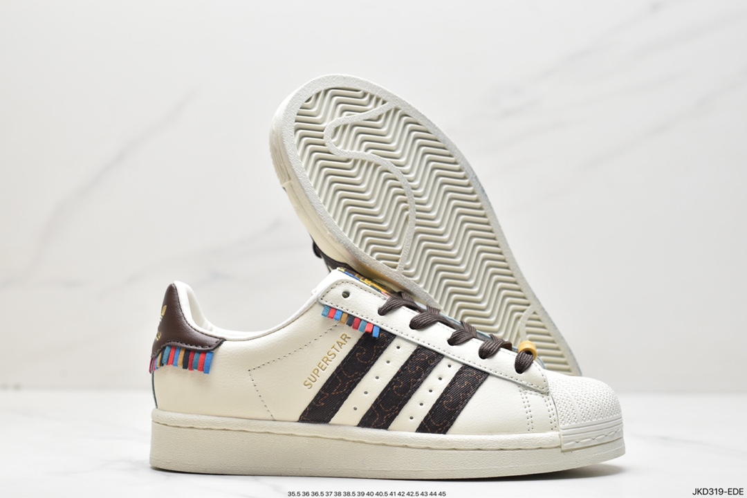 Adidas Clover Originals Superstar ”Sail/Green/Lace” Shell Head GY2524