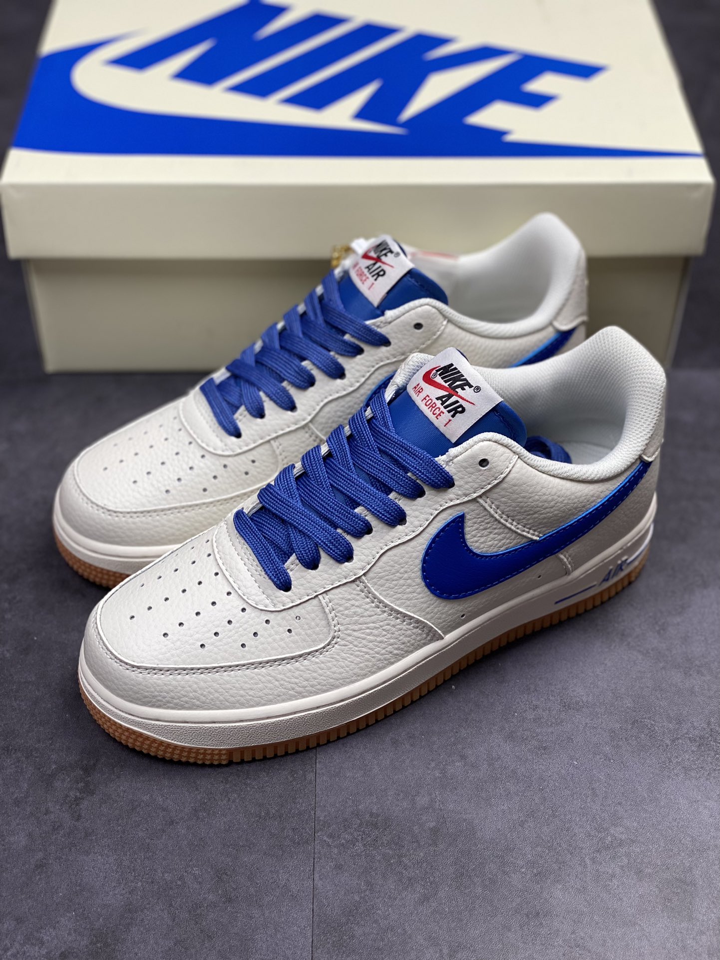 230 Nike Air Force 1 Low 07 米白蓝生胶NN0613-011