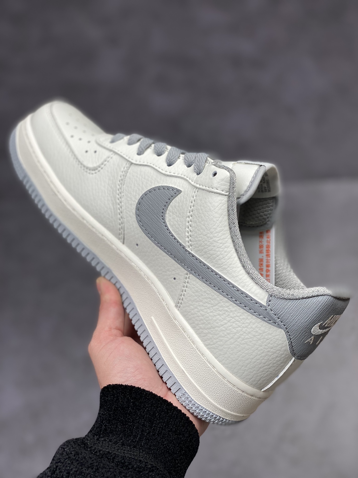 230 Nike Air Force 1 Low 07 白深灰签字笔 NK6369-566