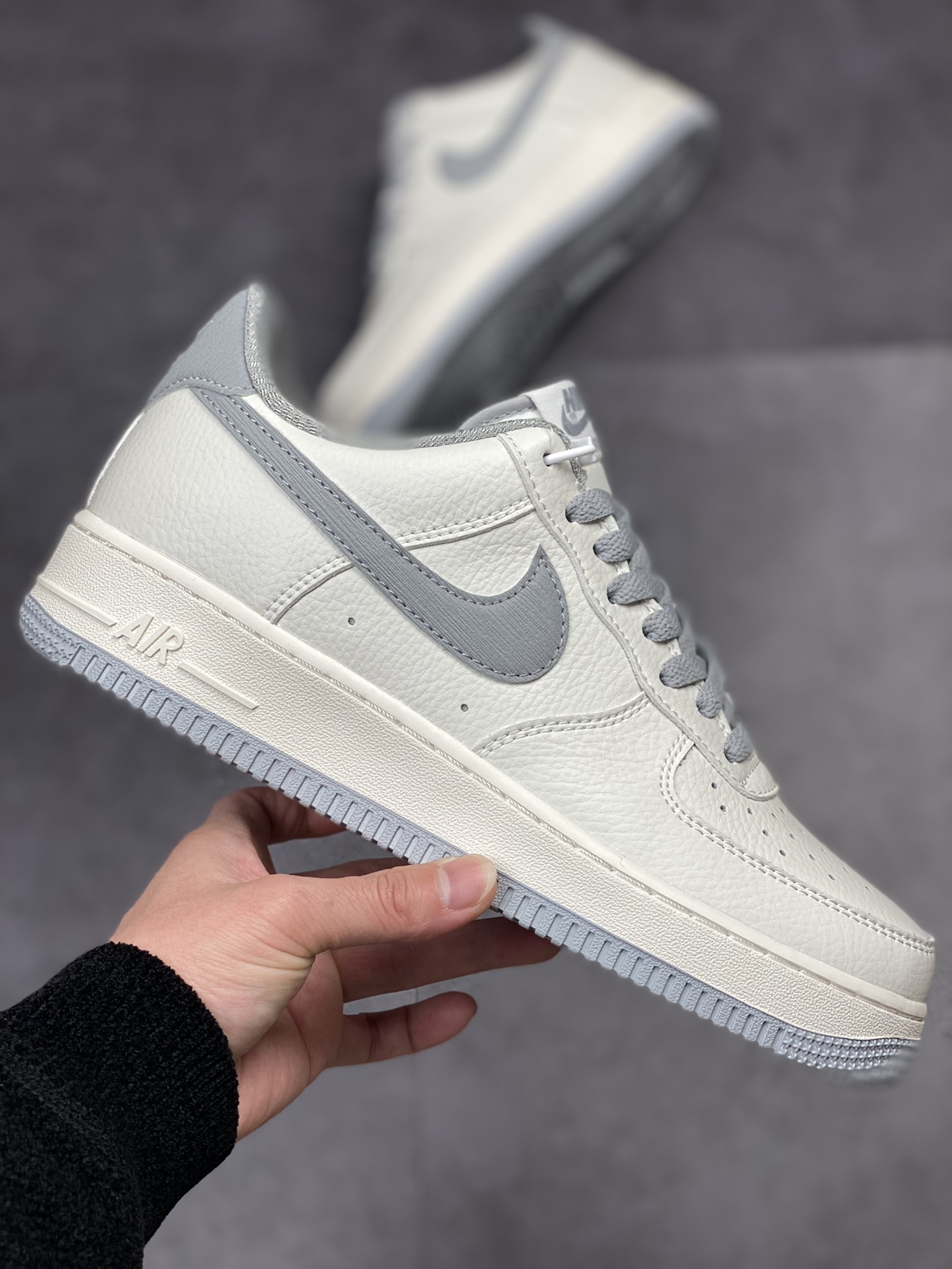 230 Nike Air Force 1 Low 07 白深灰签字笔 NK6369-566
