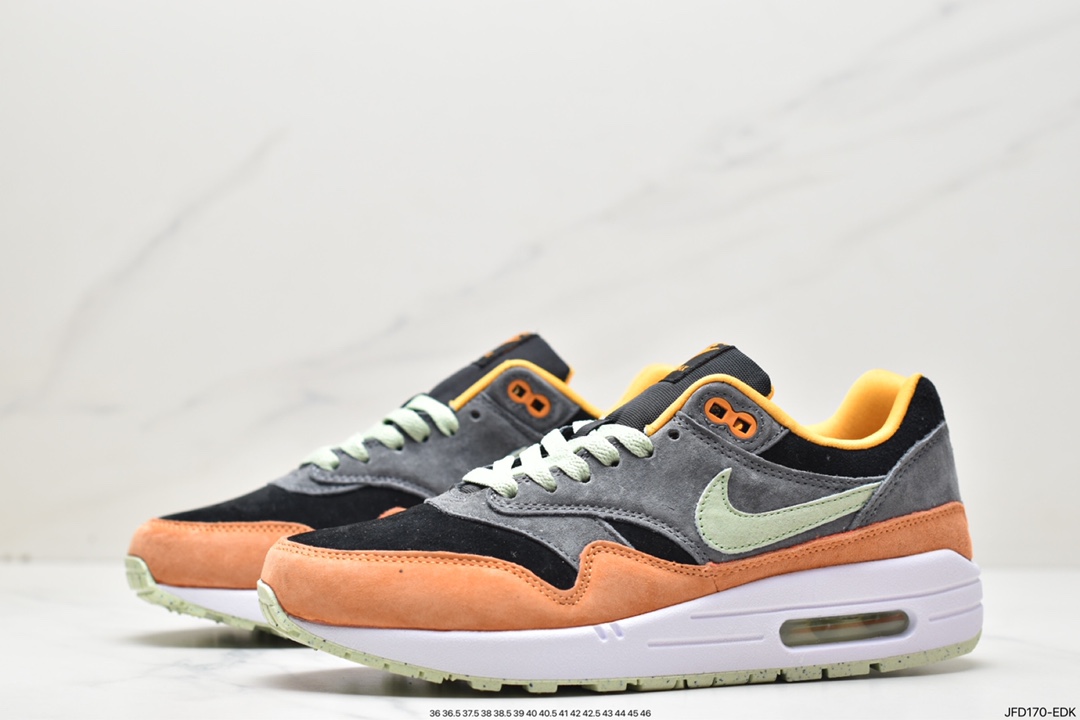 170 耐克Nike Air Max 1 PRM 低帮复古百搭 休闲运动慢跑鞋 DZ0482-001