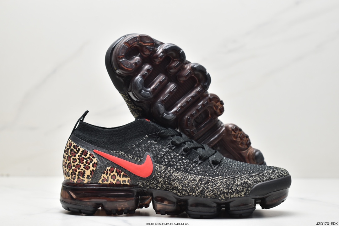 Nike Air VaporMax Flyknit 2.0 second generation air cushion foot straps with versatile jogging shoes 942842-011