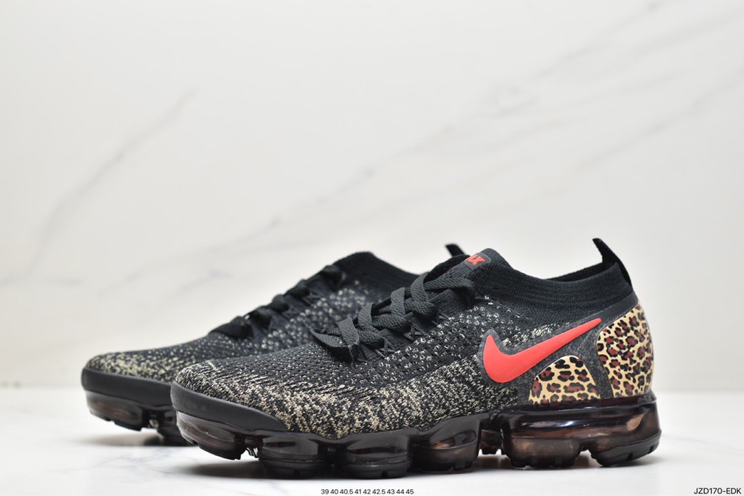 Nike Air VaporMax Flyknit 2.0 second generation air cushion foot straps with versatile jogging shoes 942842-011