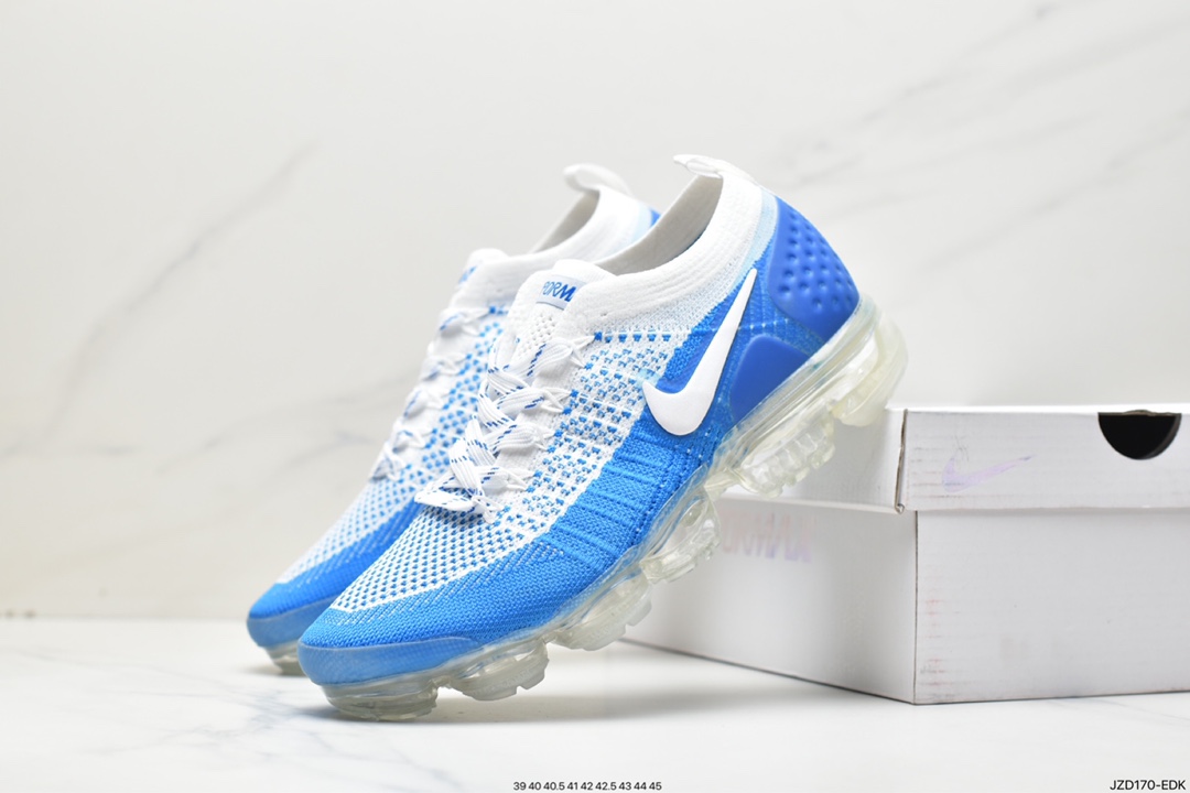 Nike Air VaporMax Flyknit 2.0 second generation air cushion foot straps with versatile jogging shoes 942842-011