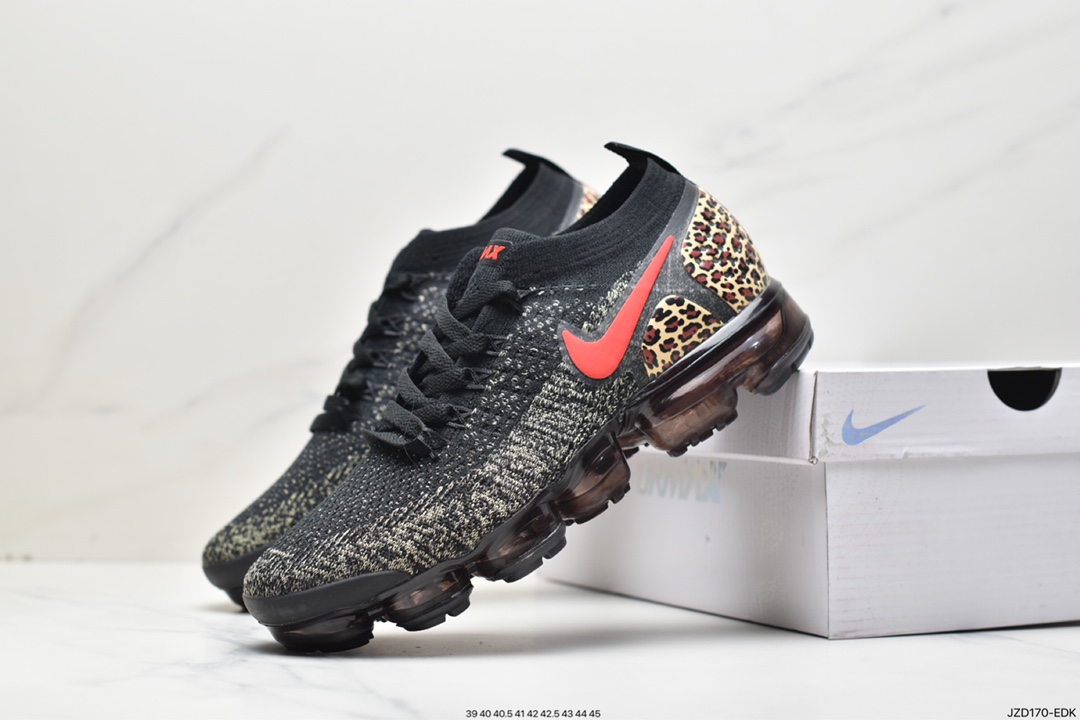 Nike Air VaporMax Flyknit 2.0 second generation air cushion foot straps with versatile jogging shoes 942842-011