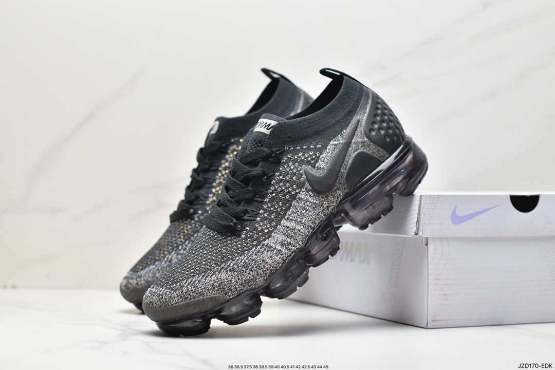 Nike Air VaporMax Flyknit 2.0 second generation air cushion foot straps with versatile jogging shoes 942842-011