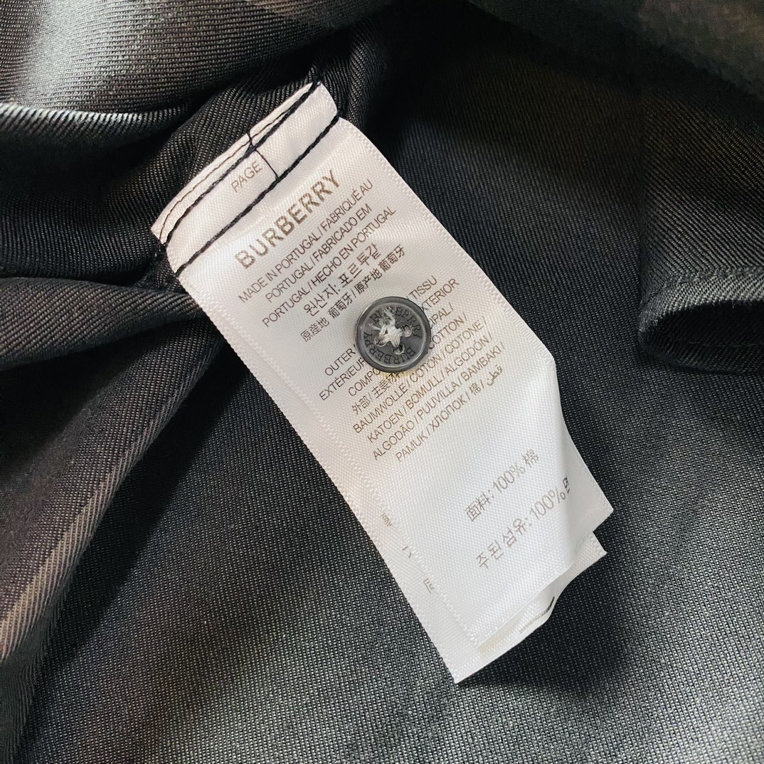 ！   三标齐全🔥官网款 可穿205斤❤ 巴宝莉 Burberry 原单品质 最新款 男装长袖衬衫 精选