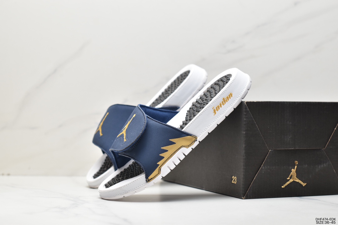 95 乔丹 JORDAN HYDRO IV AJ4 魔术贴 休闲户外 男拖鞋 532225 609275