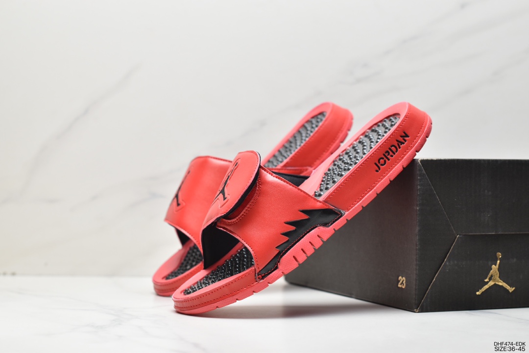 95 乔丹 JORDAN HYDRO IV AJ4 魔术贴 休闲户外 男拖鞋 532225 609275