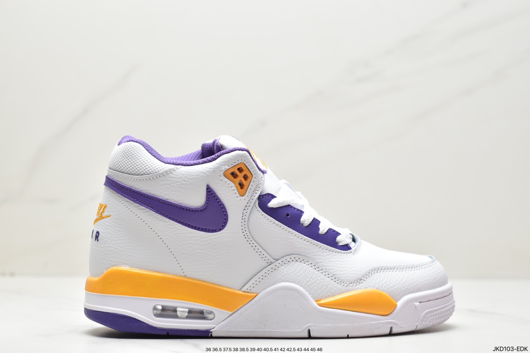 160 耐克Nike Air Flight 89”White/Purple”飞行兄弟“皮革白紫”BQ4212-101