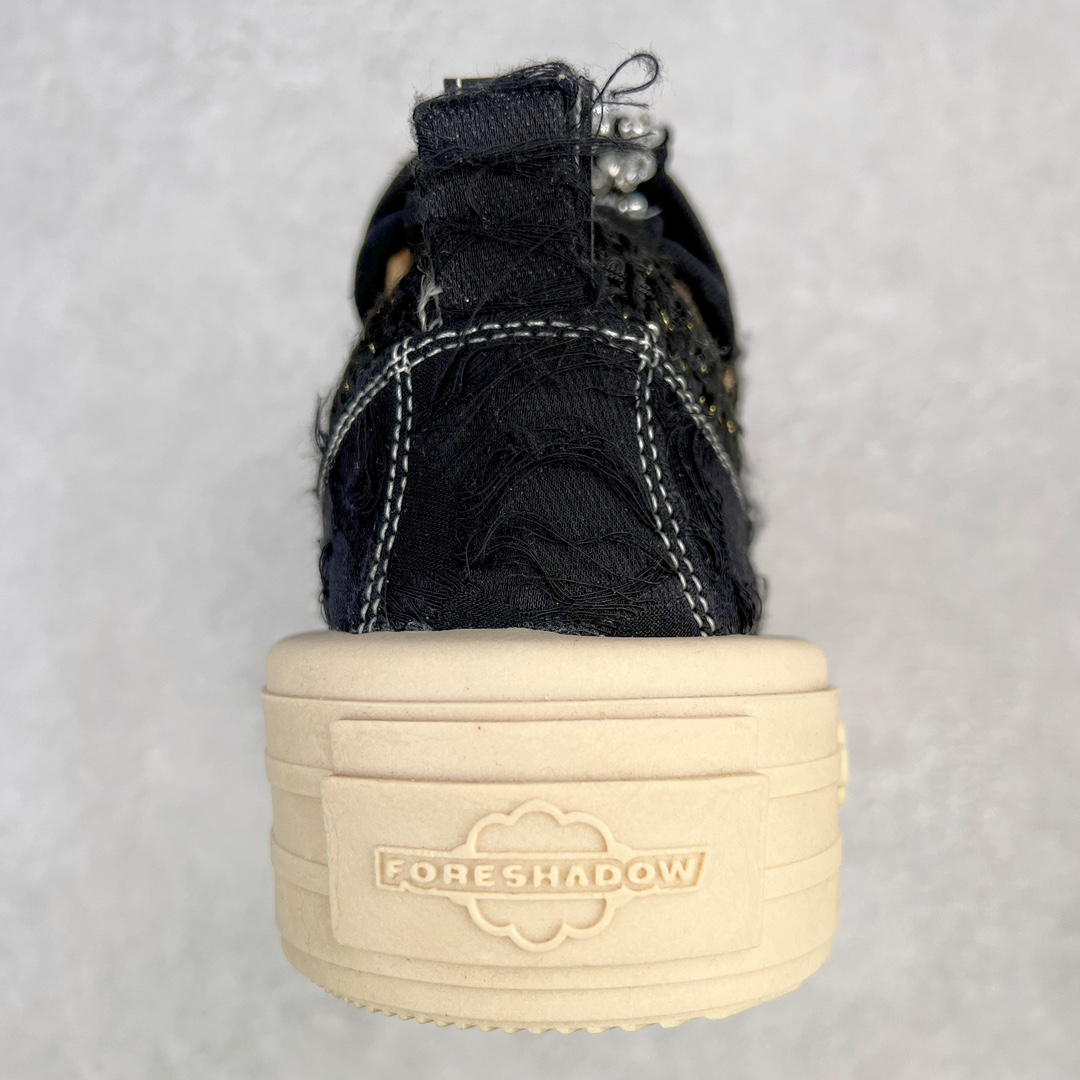 Zhao Lusi/Joey Yung's same national trend treasure sneakers emerging brand FORESHADOW ”Double-Uni” Sneaker thick sole wear-resistant non-slip height increase