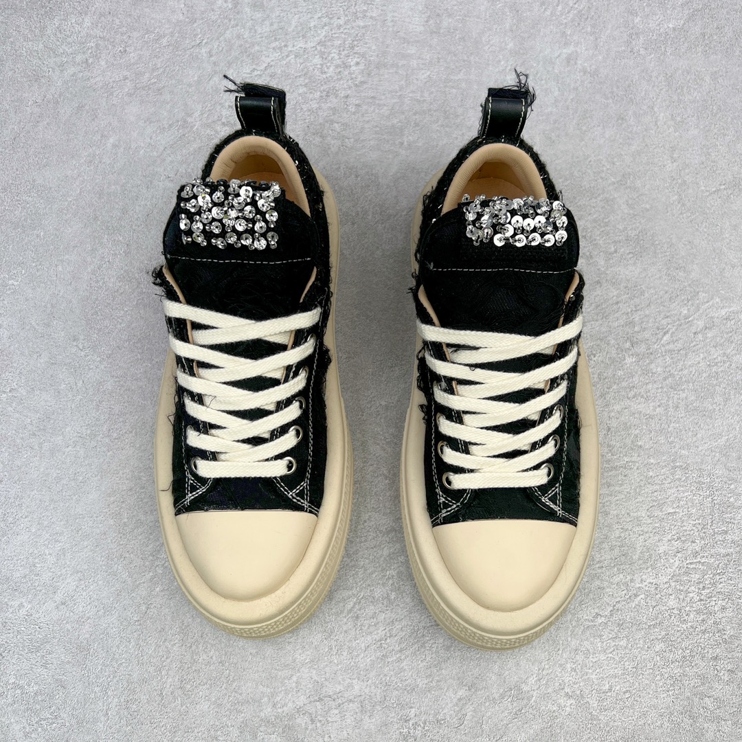 Zhao Lusi/Joey Yung's same national trend treasure sneakers emerging brand FORESHADOW ”Double-Uni” Sneaker thick sole wear-resistant non-slip height increase