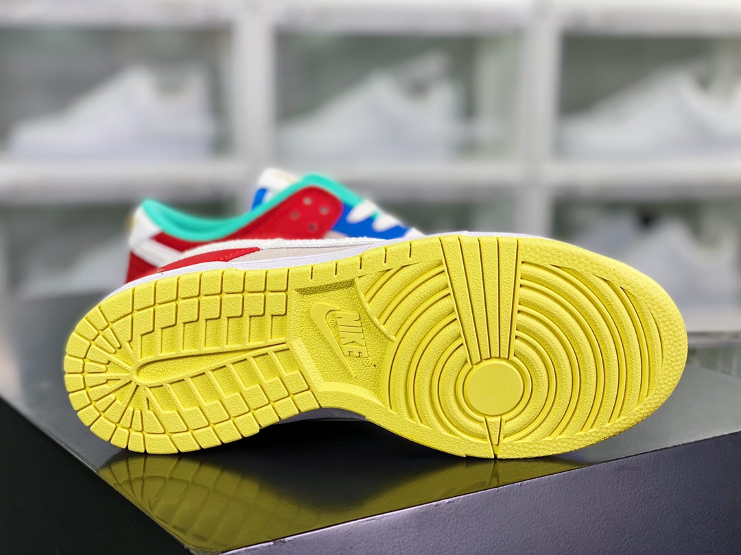 200 】 SB Dunk Low”Year of the Rabbit”扣篮系列低帮板鞋“蓝米橙京兔”RB8988-100