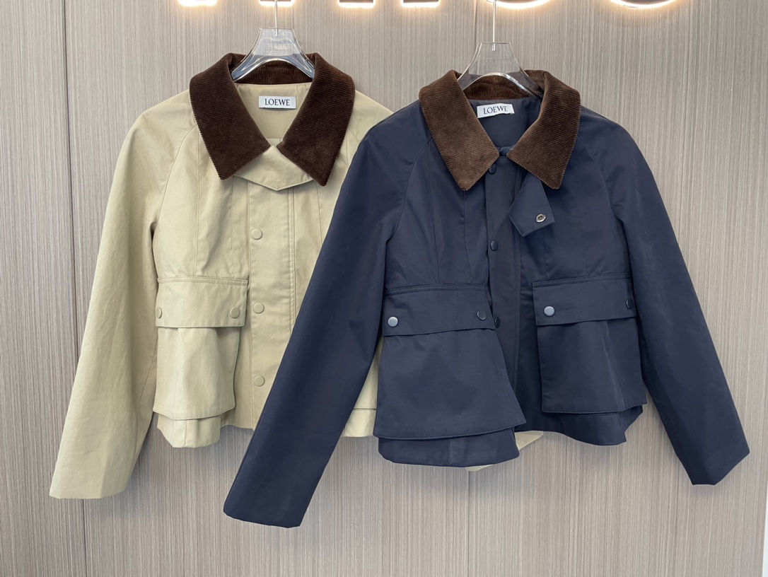 Loewe Clothing Coats & Jackets Polo Spring Collection Vintage Casual