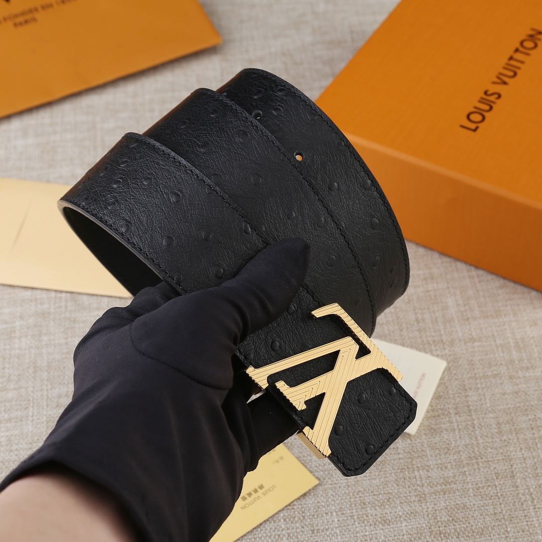 路易威登 Louis Vuitton 高定典藏奢华工坊高定皮带腰带配饰 #D8B80C34 4