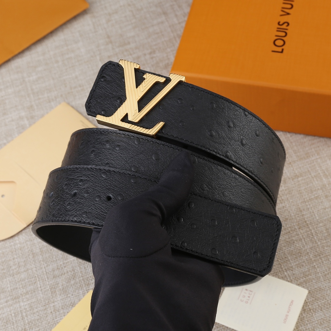 路易威登 Louis Vuitton 高定典藏奢华工坊高定皮带腰带配饰 #D8B80C34 2
