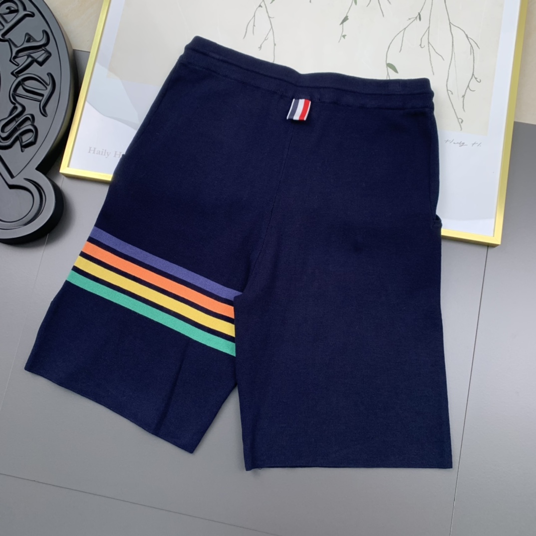 New Cashmere Collection: TB 4-Bard Tweed Shorts in Super-Soft Cotton Knit Fabric - 图片 2