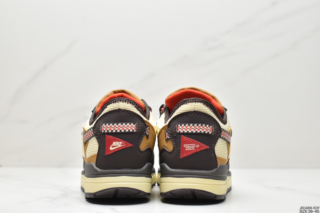 150 Travis Scott x Nike Air Max 1”Cactus Jack”改版款低帮慢跑鞋DO9392-200