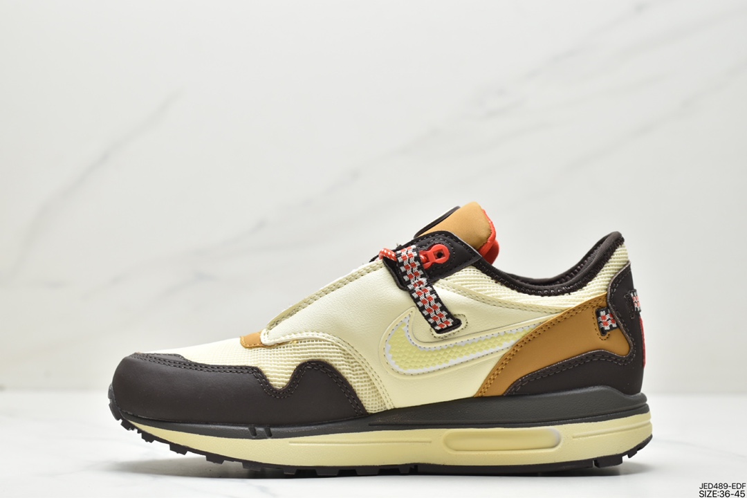 150 Travis Scott x Nike Air Max 1”Cactus Jack”改版款低帮慢跑鞋DO9392-200