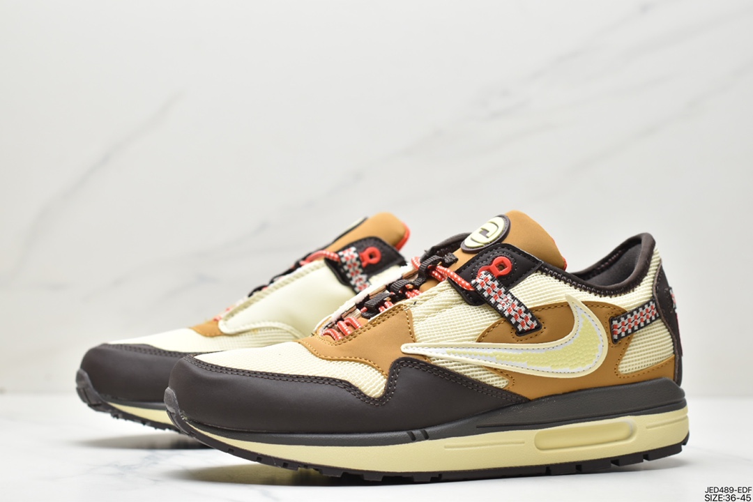 150 Travis Scott x Nike Air Max 1”Cactus Jack”改版款低帮慢跑鞋DO9392-200