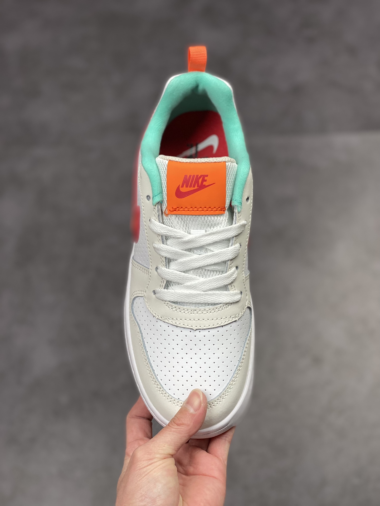140 Nike Court Borough Low 2 白橙红 FD6435-161
