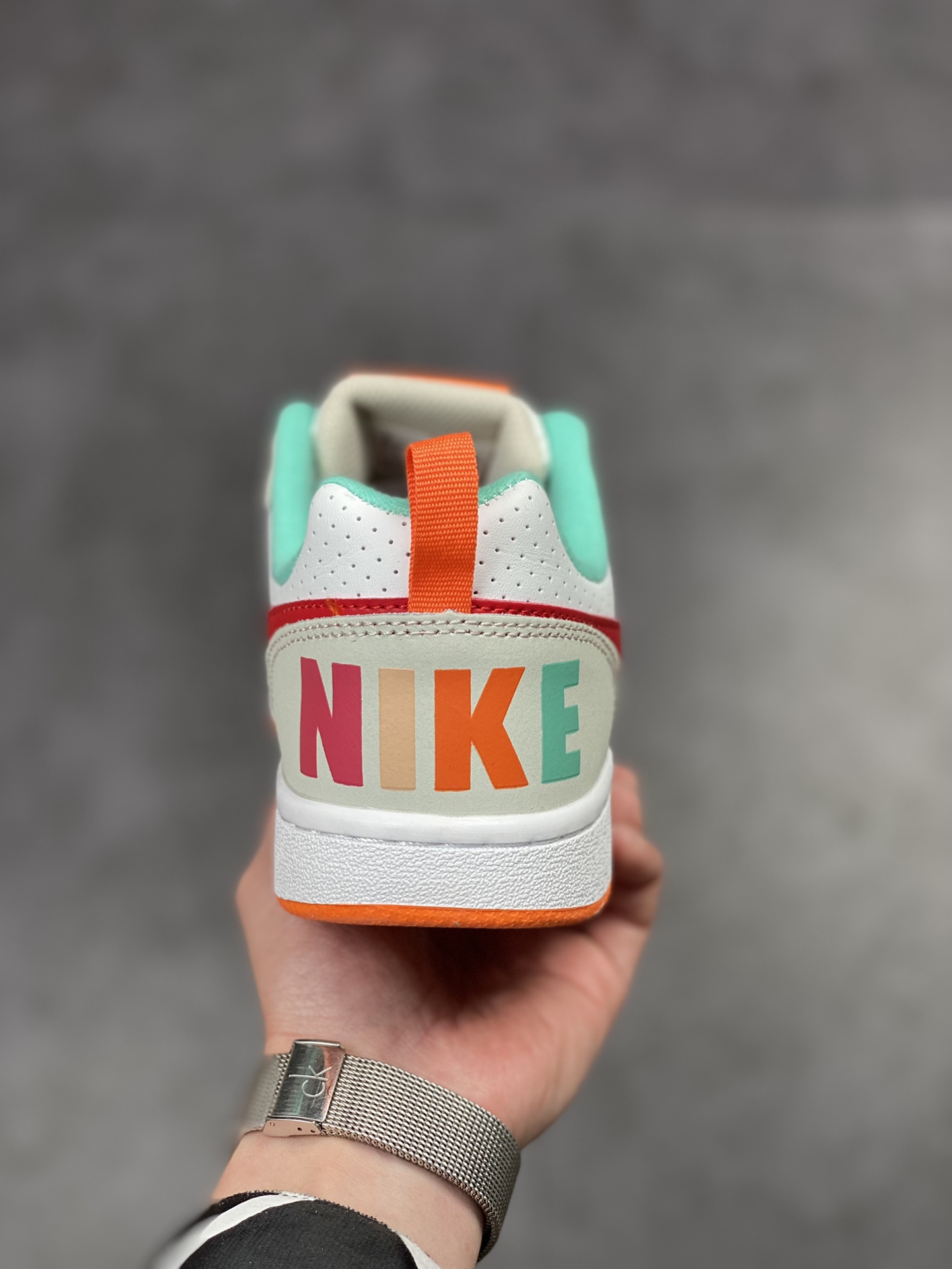 140 Nike Court Borough Low 2 白橙红 FD6435-161