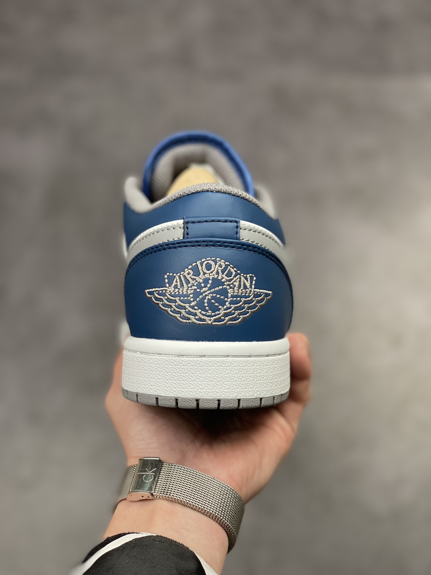 200 Air Jordan 1 Low 灰白蓝 AJ1乔1低帮休闲板鞋553558-412