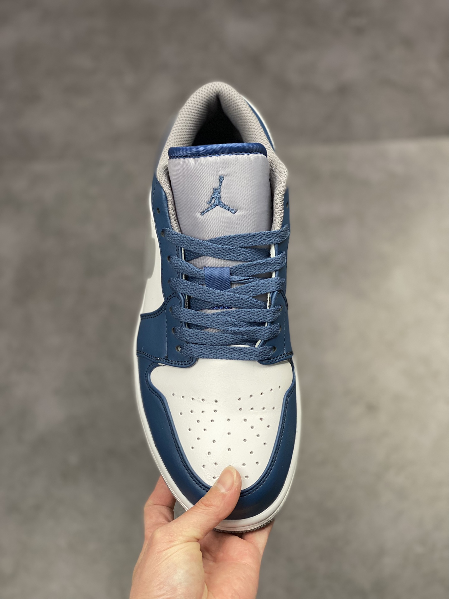 200 Air Jordan 1 Low 灰白蓝 AJ1乔1低帮休闲板鞋553558-412