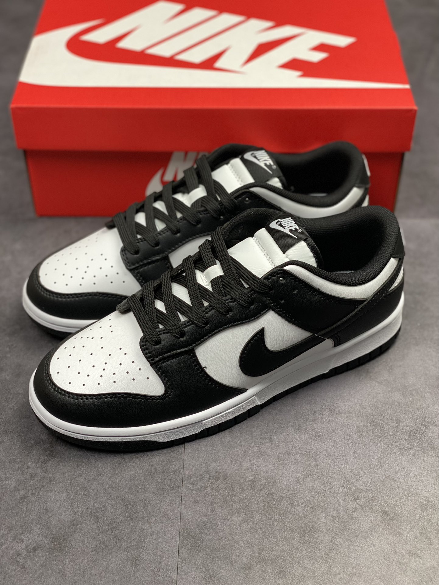 Nike Dunk Low Retro Black black and white panda DD1391-100 (men's size) / DD1503-101 (women's size)