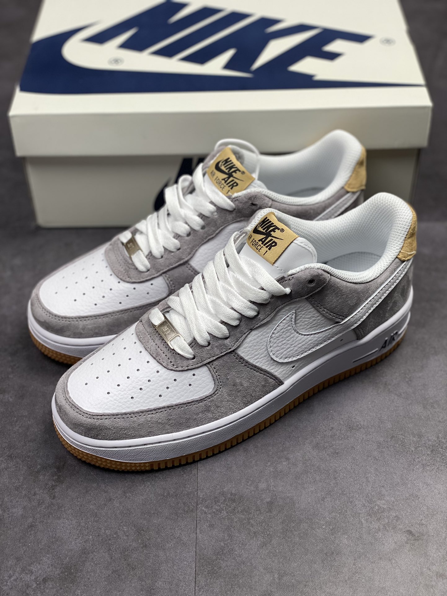 230 Nike Air Force 1 Low 07 白灰生胶 DE009-005