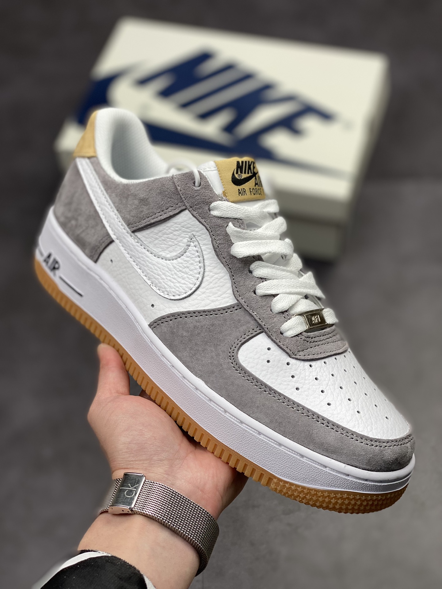 230 Nike Air Force 1 Low 07 白灰生胶 DE009-005