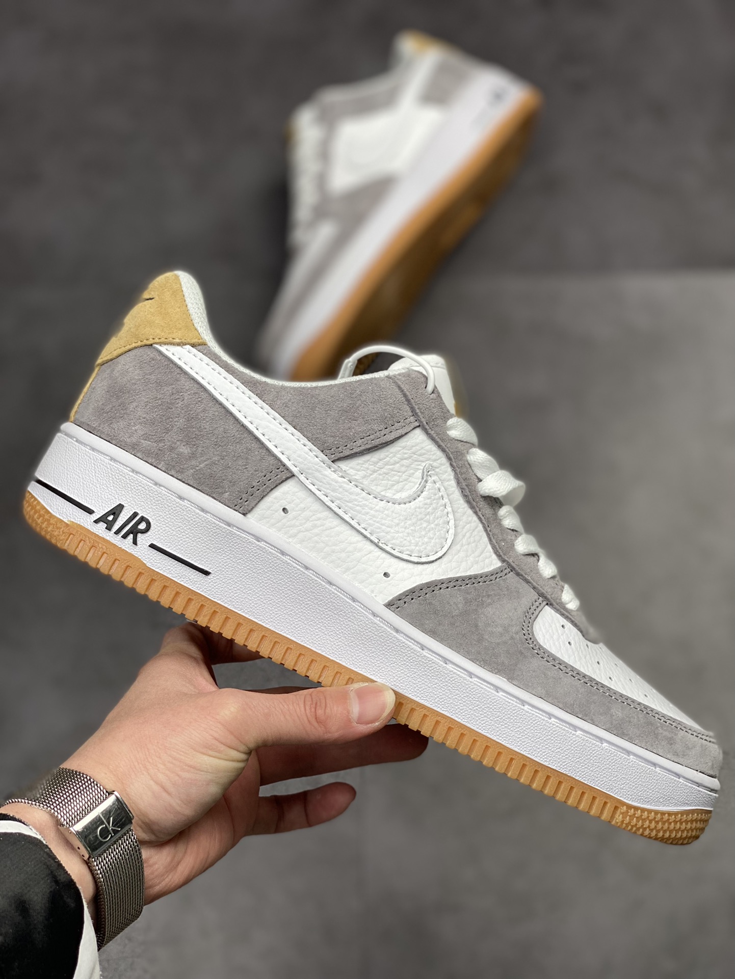 230 Nike Air Force 1 Low 07 白灰生胶 DE009-005