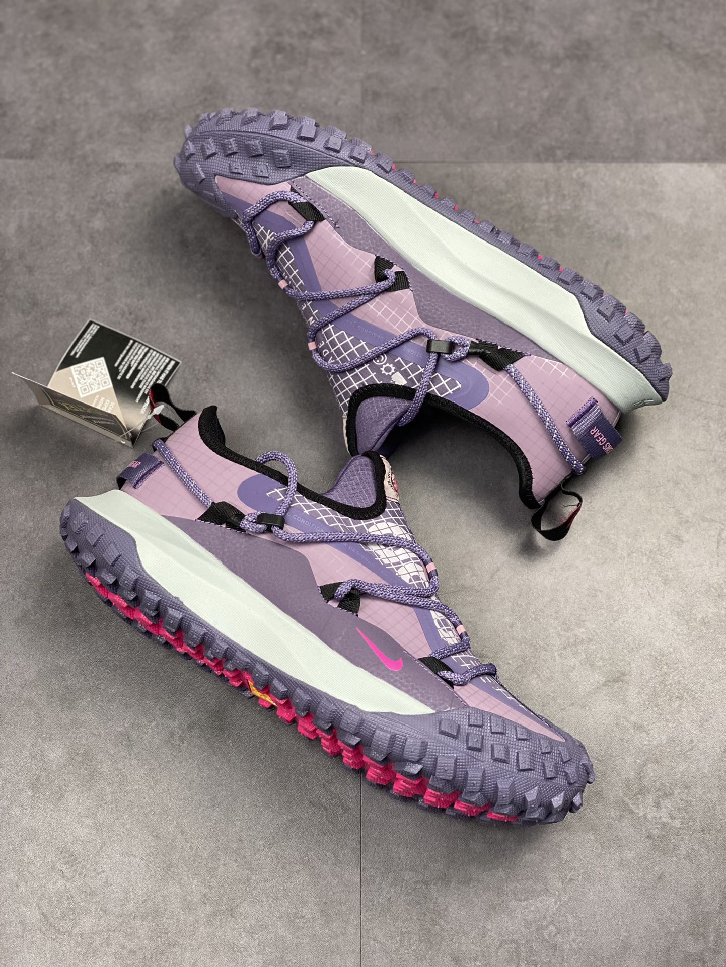 210 Nike ACG Mountain Fly Low GORE-TEX 户外登山运动鞋/紫色 DQ1979-500