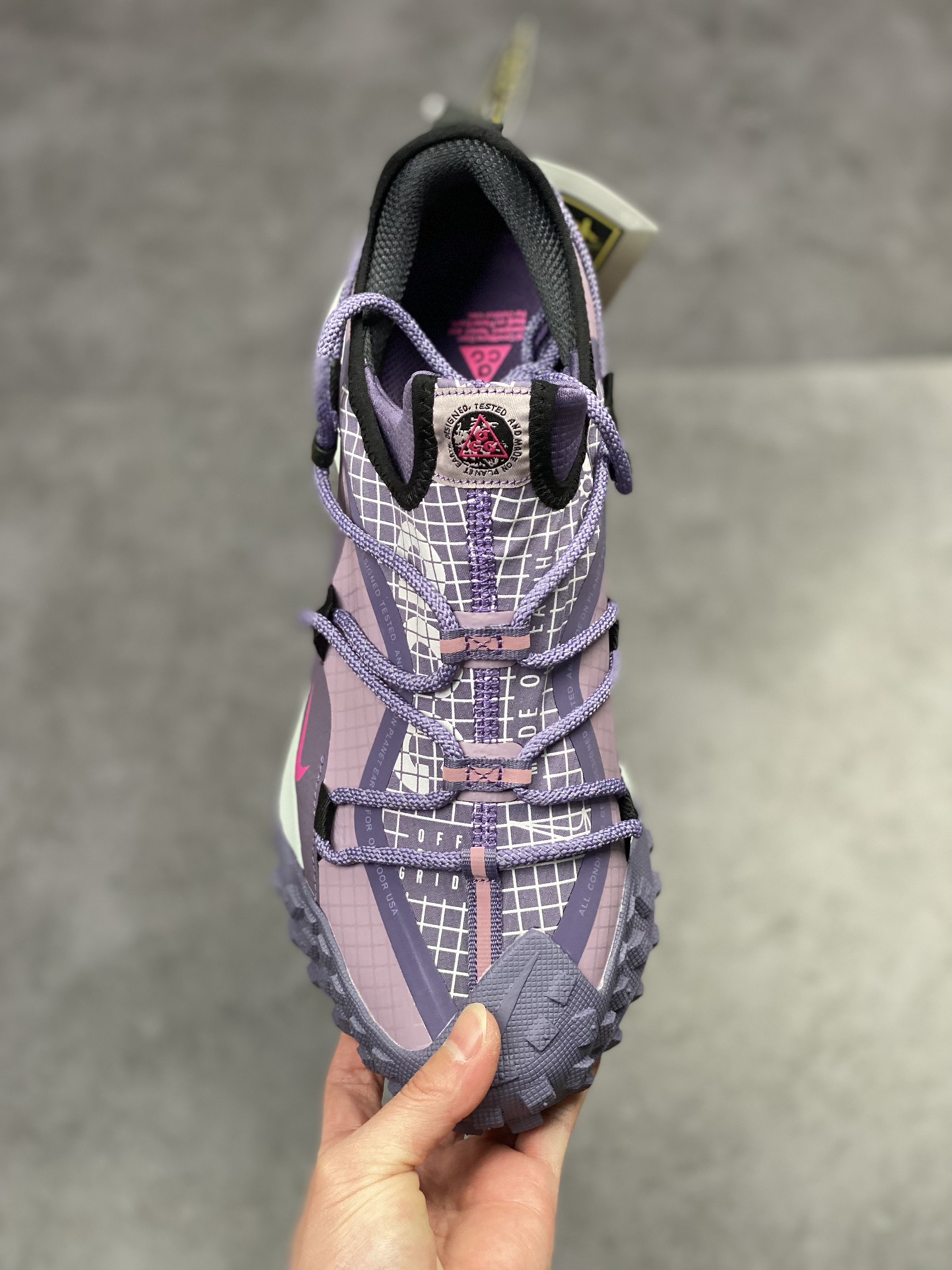 210 Nike ACG Mountain Fly Low GORE-TEX 户外登山运动鞋/紫色 DQ1979-500