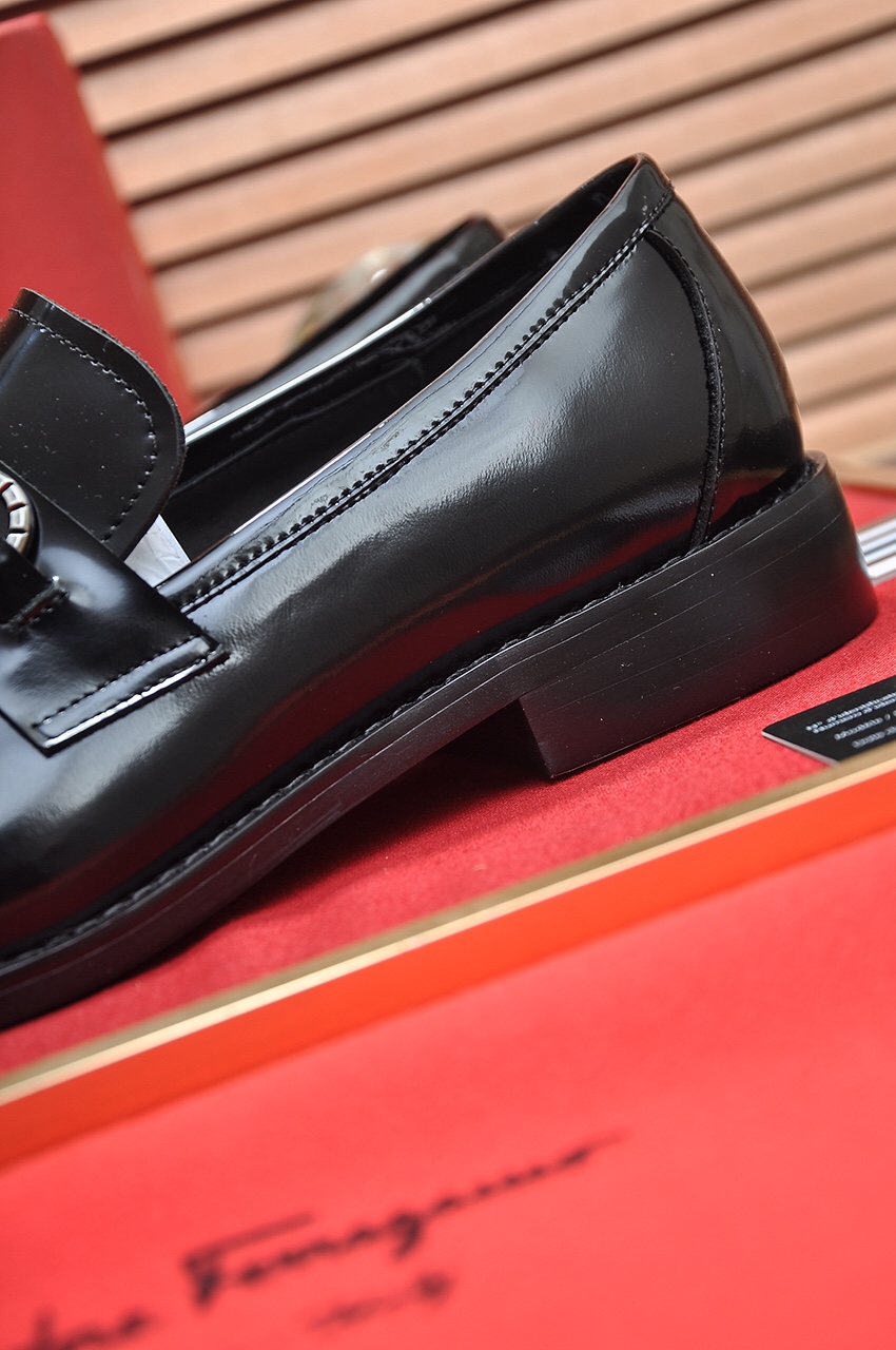 Factory [Ferragamo / Ferragamo] contador últimos modelos Original importado borde abierto superior d