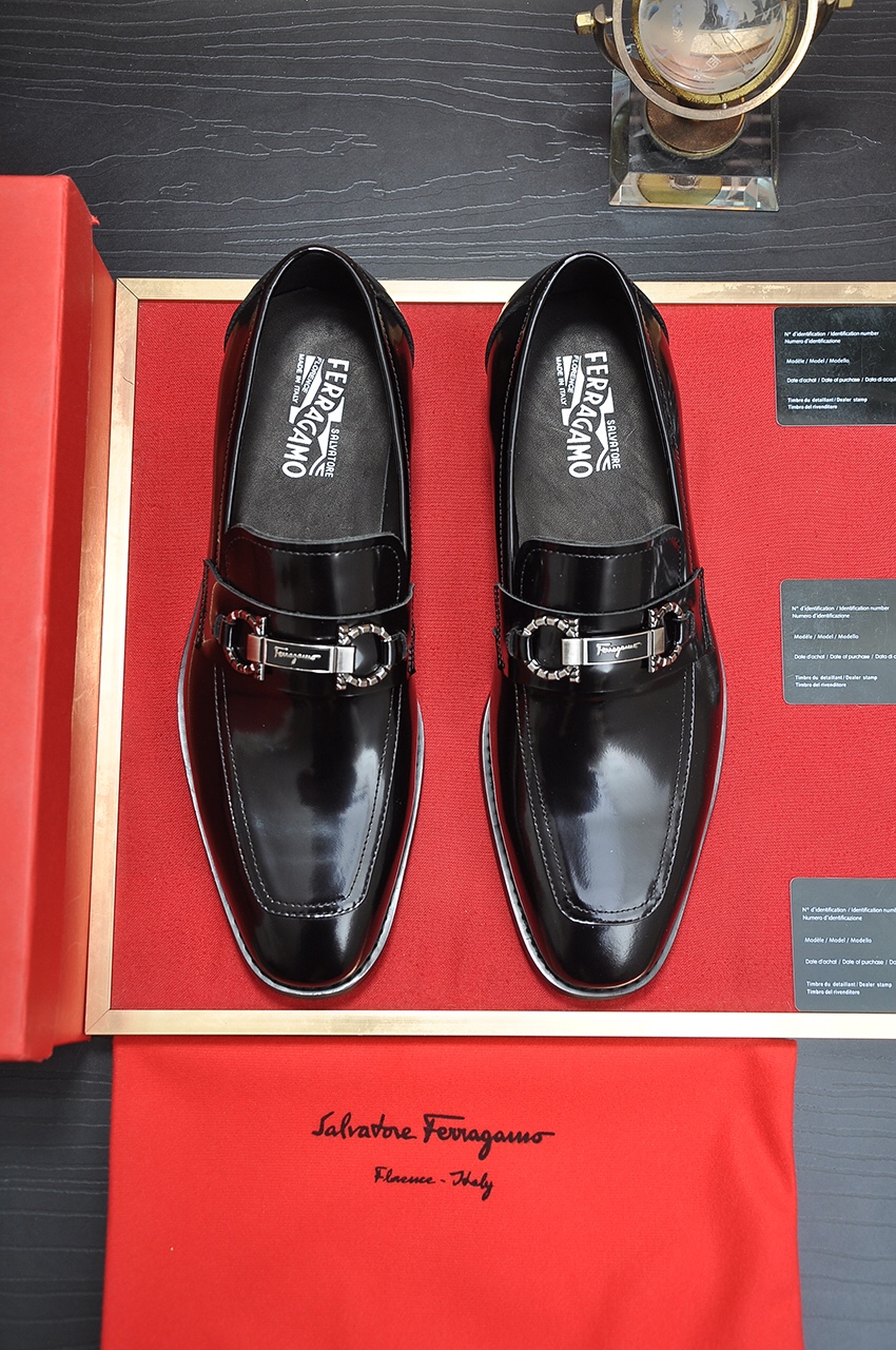 fábrica [Ferragamo / Ferragamo] contrarrestar los últimos modelos original importado borde abierto s